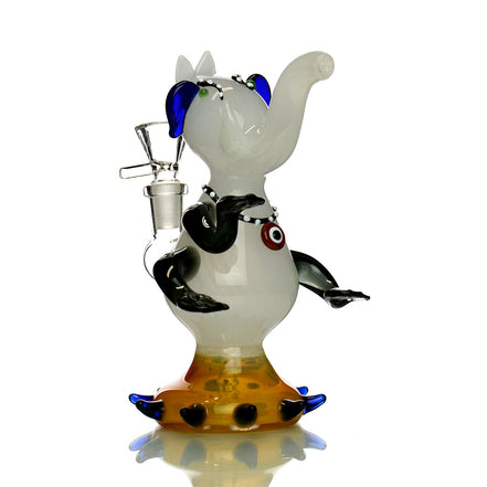 7" OM Elephant Novelty Design Water Pipe with 14mm Male Bowl