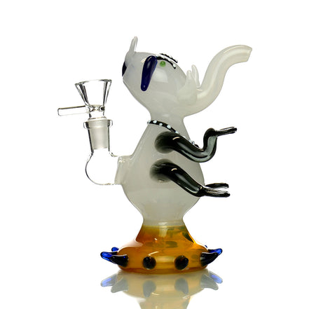 7" OM Elephant Novelty Design Water Pipe with 14mm Male Bowl