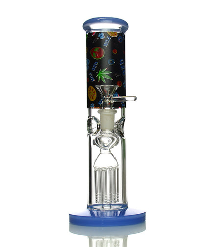 10" 420 Straight Shooter with Tree Chamber and 14mm Male Bowl