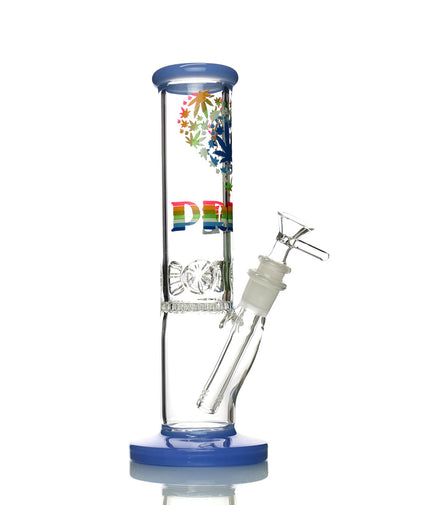 10" Pride Straight Shooter with Honeycomb and 14mm Male Bowl