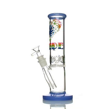 10" Pride Straight Shooter with Honeycomb and 14mm Male Bowl