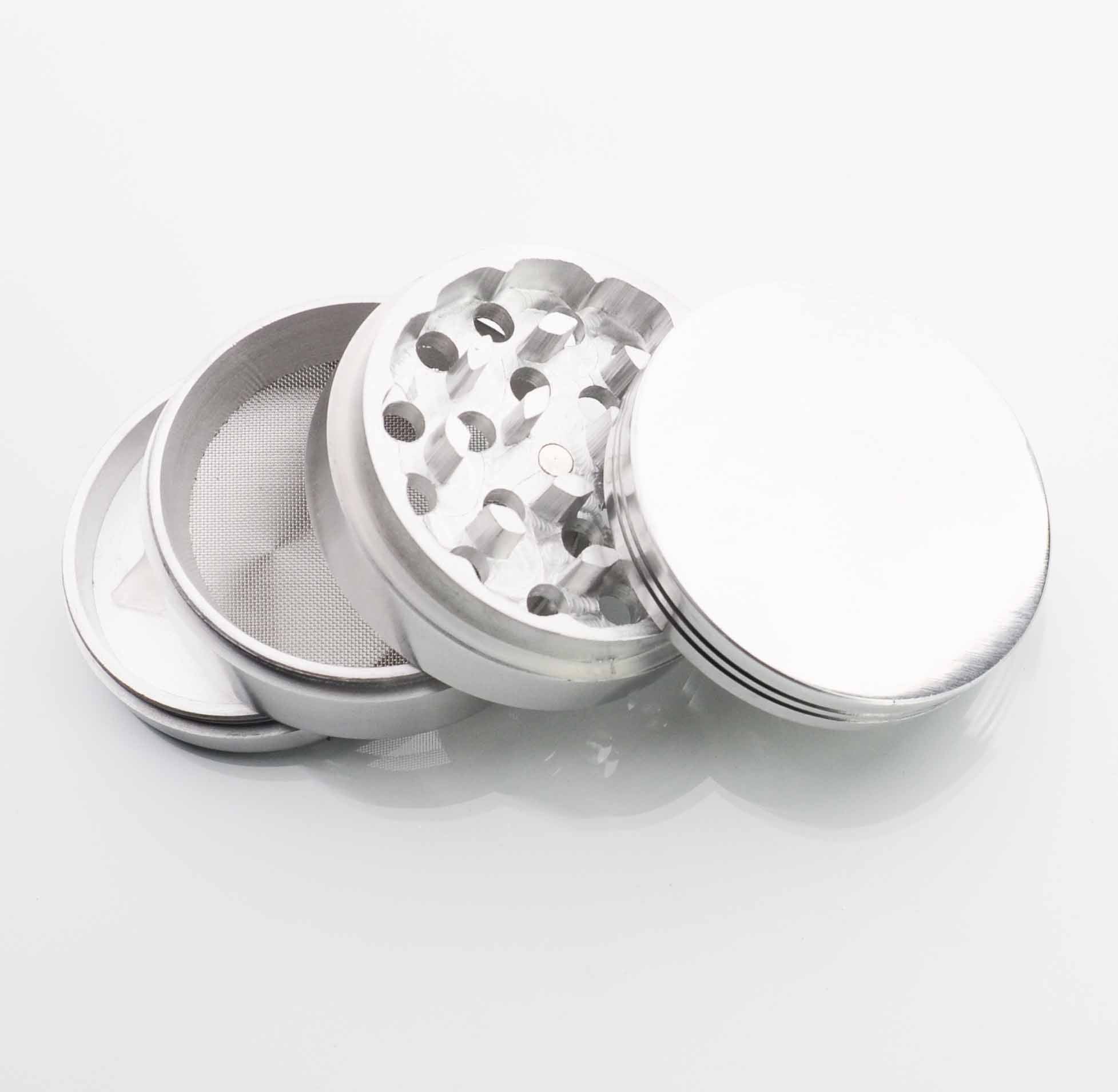 50MM Plain sliver metal Grinder - LA Wholesale Kings