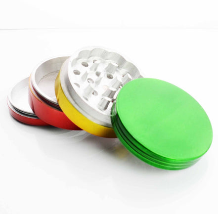 100mm Rasta Grinder 4 Parts - LA Wholesale Kings
