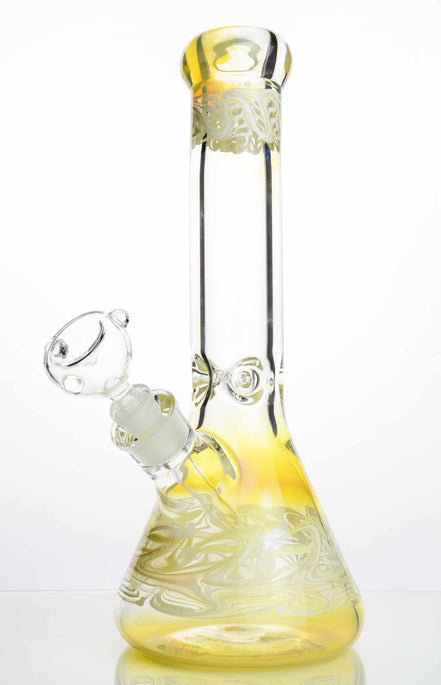 12" American Beaker Fumed Fancy 9mm Glass - LA Wholesale Kings