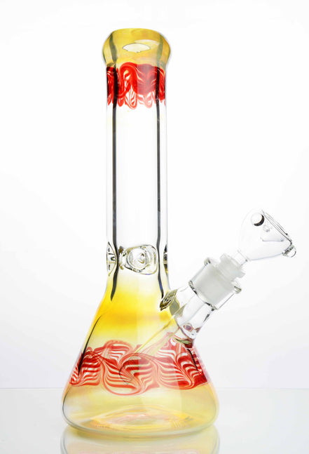 12" American Beaker Fumed Fancy 9mm Glass - LA Wholesale Kings