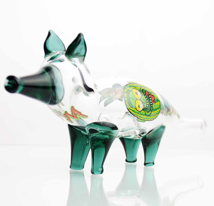 5" Hand Pipe Fox Design - LA Wholesale Kings