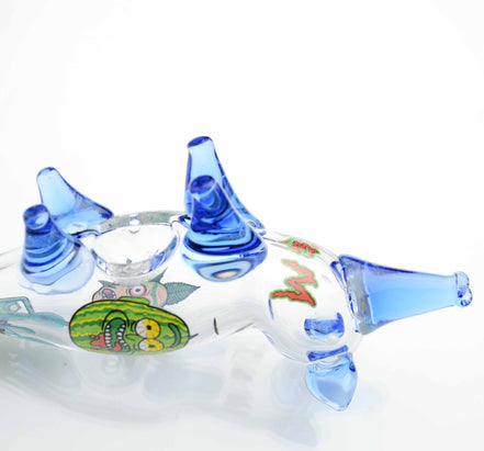 5" Hand Pipe Fox Design - LA Wholesale Kings