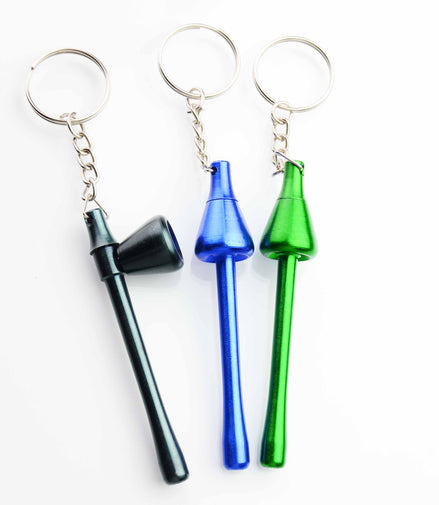 2.5" Keychain metal Hand Pipe - LA Wholesale Kings