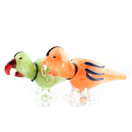 4" Parrot Design Hand Pipe - LA Wholesale Kings