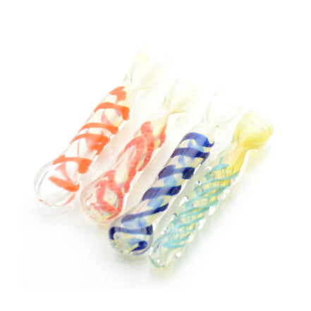 3" Heavy Chillum One Hitter Fumed - LA Wholesale Kings