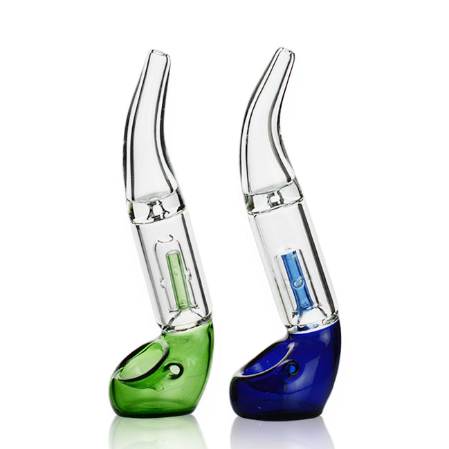 6" Sherlock Design Perculator water Pipe APROX 125 Grams - LA Wholesale Kings