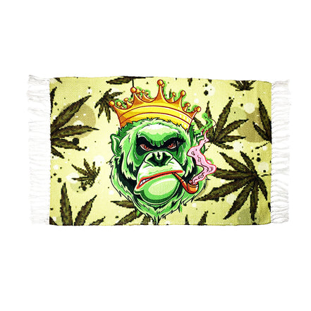 Handloom Printed King Gorilla Art Design Doormat Size 2ft x 3ft