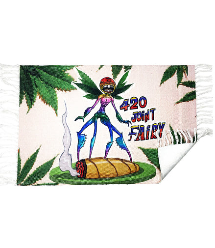 Handloom Printed 420 Joint Fairy Art Design Doormat Size 2ft x 3ft