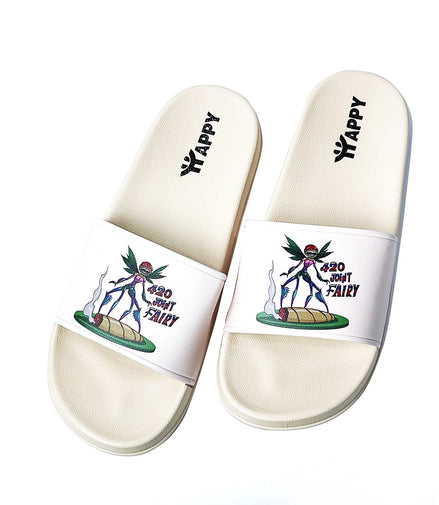 420 Joint Fairy Print Slide Sandals - Pack of 4 Sizes - 7, 9, 11, 12