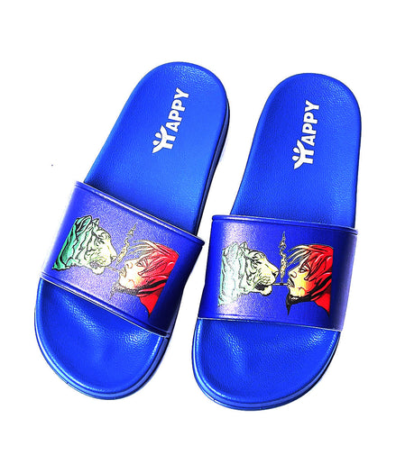 Tiger-Guy Print Slide Sandals - Pack of 4 Sizes - 7, 9, 11, 12