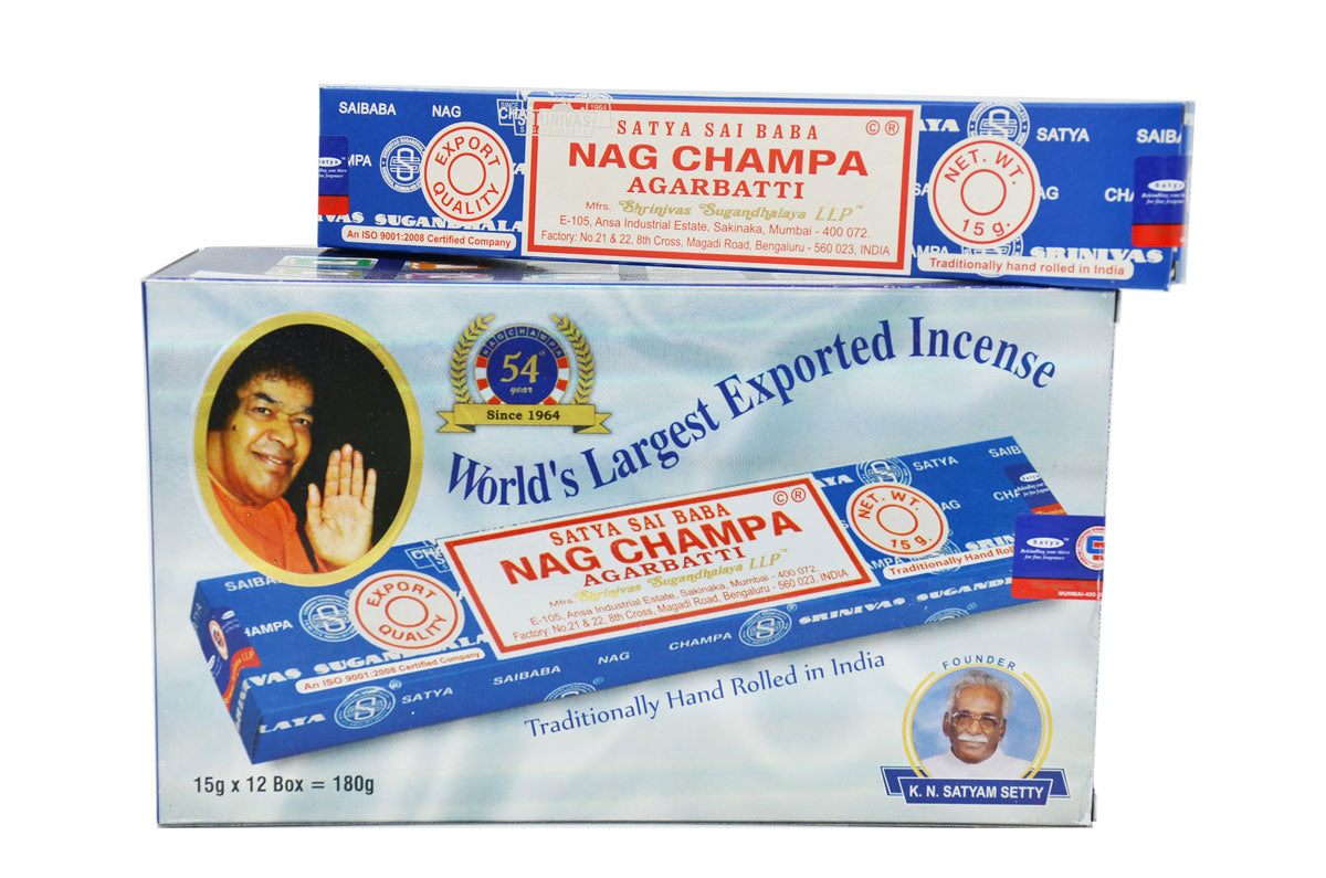 NAG ORIGINAL SATYA NAG CHAMPA INCENSE - LA Wholesale Kings
