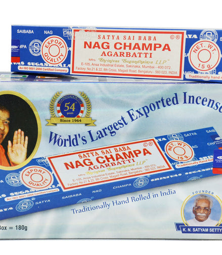 NAG ORIGINAL SATYA NAG CHAMPA INCENSE - LA Wholesale Kings
