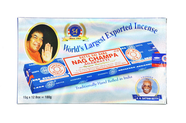 NAG ORIGINAL SATYA NAG CHAMPA INCENSE - LA Wholesale Kings