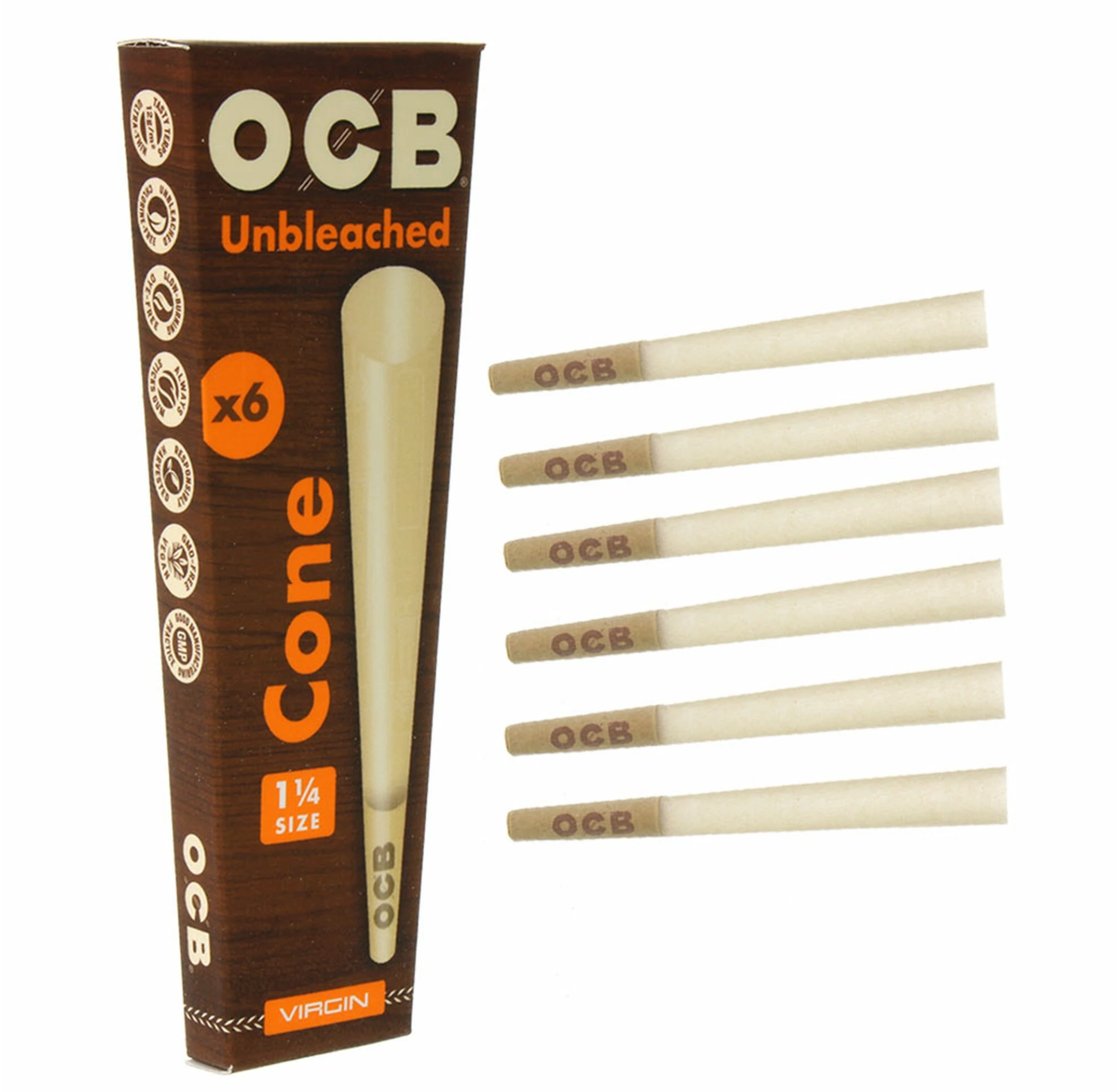 Unbleached OCB Virgin 1 1/4