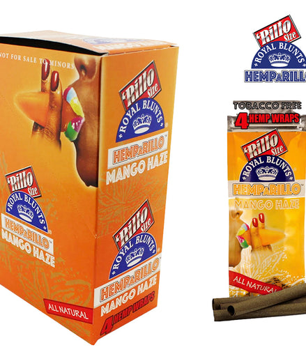 RILLO SIZE ROYAL BLUNTS A RILLO MANGO HAZE TOBACCO FREE - LA Wholesale Kings