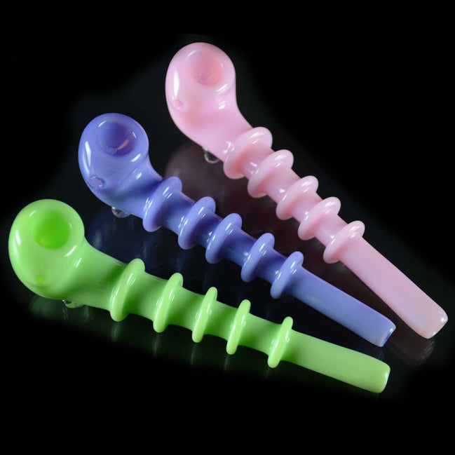 7” Sherlock Hand Pipe American made Milky tube - LA Wholesale Kings