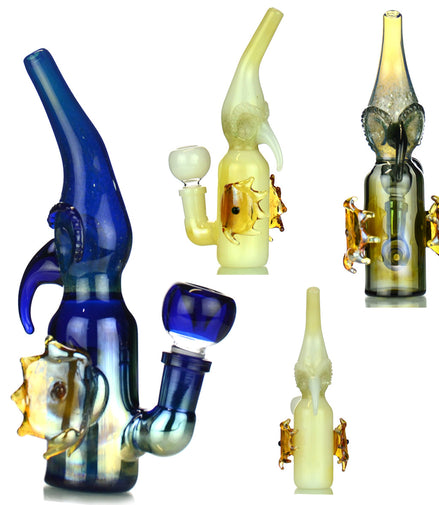7" Alien Water Pipe with 14mm Male Bowl