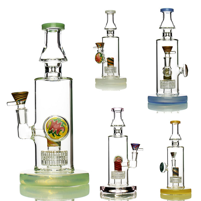 10" Reversal Design Water Pipe with Matrix Shower and 14mm Male Bowl