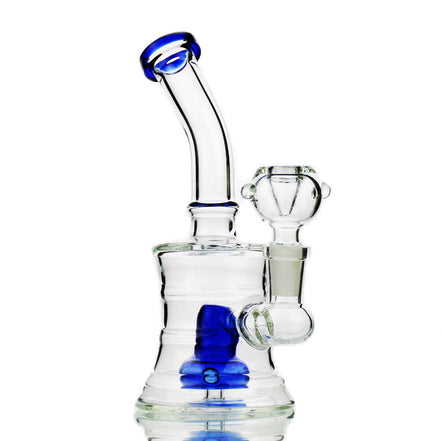6" Drum Lines Body Bong with Shower 14mm Male Bowl - LA Wholesale Kings