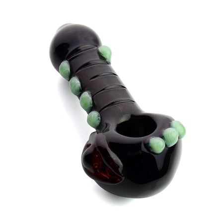 4.5" Hand Pipe Color Tube with Eye Design Approx 155 Grams - LA Wholesale Kings