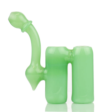 6" Double Chamber Bubbler Color Tube Glass - LA Wholesale Kings