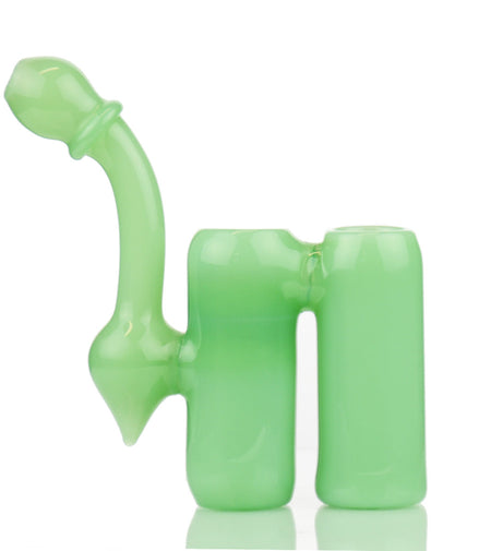 6" Double Chamber Bubbler Color Tube Glass - LA Wholesale Kings