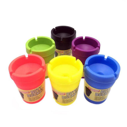 Acrylic Plastic Luminous Glow in Dark Car Ashtray Butt Bucket 12 Pieces Per Tray - LA Wholesale Kings