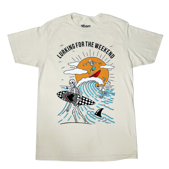 Lurking For The Weekend Short Sleeve T-Shirt 100% Cotton - Pack of 6 Units  1S, 2M, 2L, 1XL