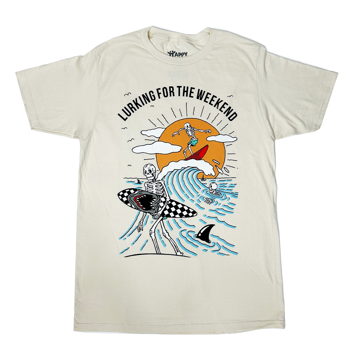 Lurking For The Weekend Short Sleeve T-Shirt 100% Cotton - Pack of 6 Units  1S, 2M, 2L, 1XL