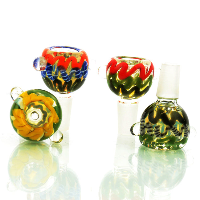 14mm Bowl Color Twisting Art Slide - LA Wholesale Kings