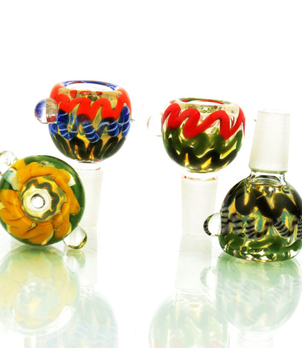 14mm Bowl Color Twisting Art Slide - LA Wholesale Kings
