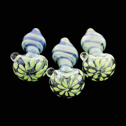 5" Slime Swirling Art Pressed Body Hand Pipe Spoon