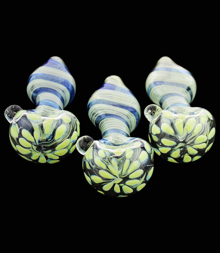 5" Slime Swirling Art Pressed Body Hand Pipe Spoon