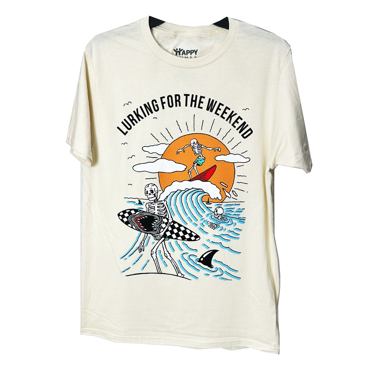 Lurking For The Weekend Short Sleeve T-Shirt 100% Cotton - Pack of 6 Units  1S, 2M, 2L, 1XL