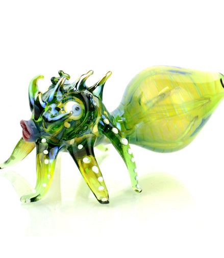 5" Spider Bee Color Tube Glass