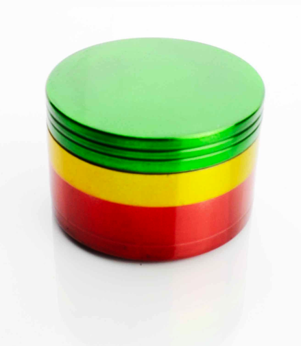 50mm Rasta Grinder 4 Parts - LA Wholesale Kings