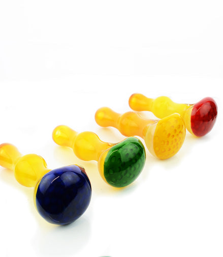 4.5" Hand Pipe Honey Head Art Spoon - LA Wholesale Kings