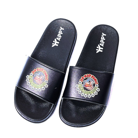 Do Not Panic Print Slide Sandals - Pack of 4 Sizes - 7, 9, 11, 12