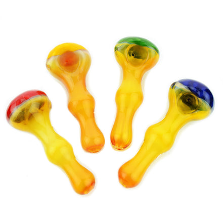 4.5" Hand Pipe Honey Head Art Spoon - LA Wholesale Kings
