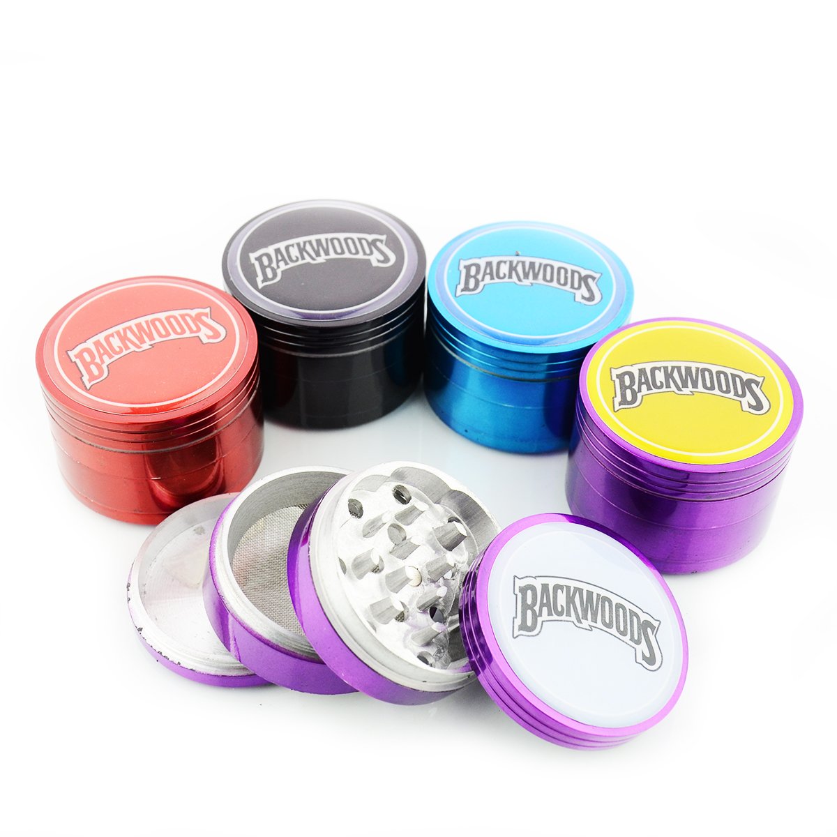 42mm Backwood Grinder 4 Parts - LA Wholesale Kings