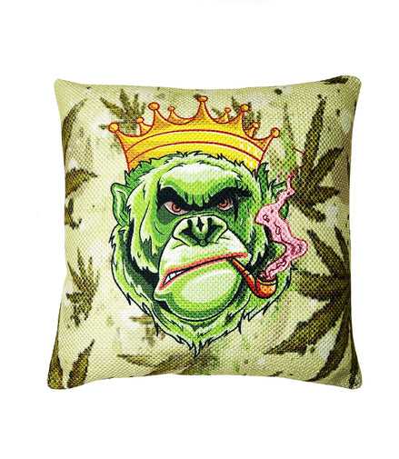 Handloom Gorilla Printed Cushions Size 1.5ft x 1.5ft