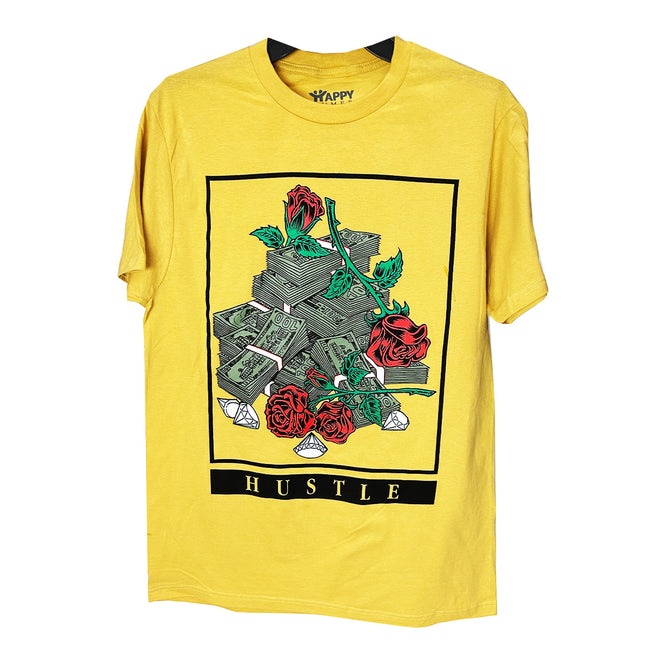 Hustle Short Sleeve T-Shirt 100% Cotton - Pack of 6 Units  1S, 2M, 2L, 1XL