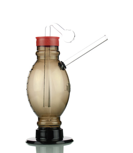 7" Acrylic Football Oil Water Pipe in Colors