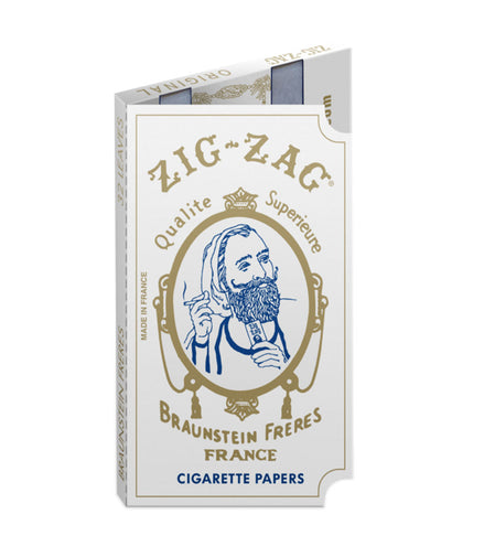 Zig Zag Original White Rolling Papers - LA Wholesale Kings