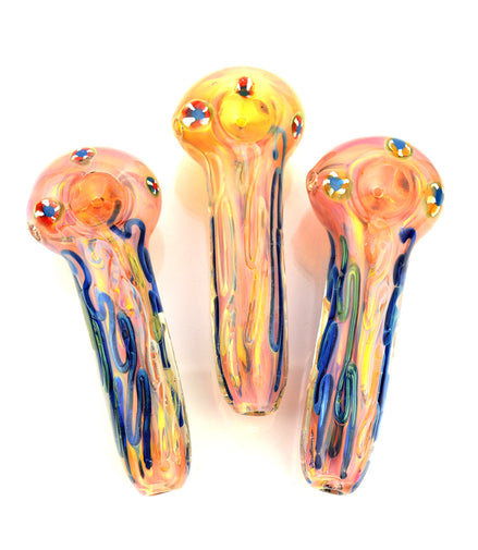 4.5" Gold Sticker Art Spoon - LA Wholesale Kings